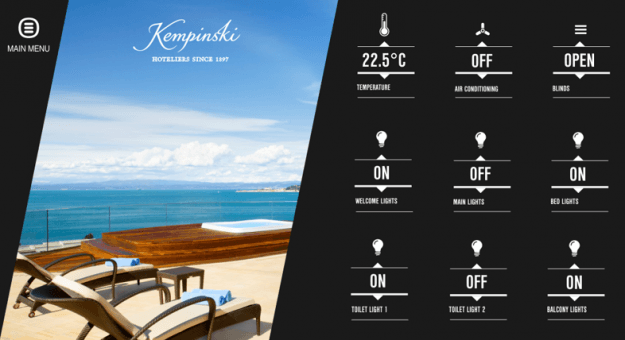 Building_Management_System_API_Thermostat_over_TV_hotel_Guest_room_management