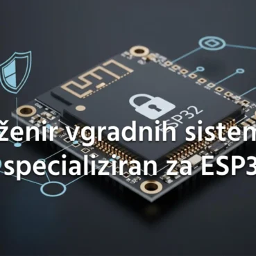 Inženir vgradnih sistemov, specializiran za ESP32