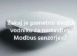 Vodnik za nastavitev Modbus senzorjev