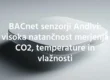 BACnet senzorji Andivi visoka natančnost merjenja CO2, temperature in vlažnosti